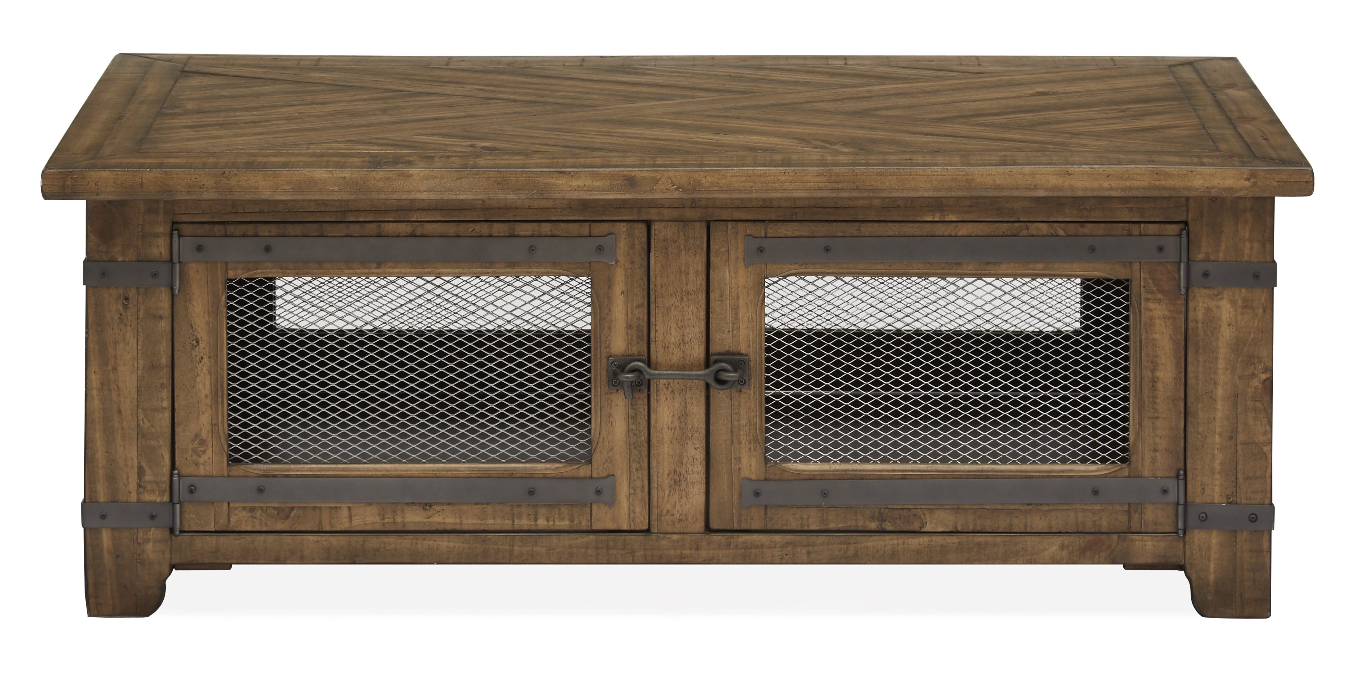 London 50" Lift-Top Coffee Table - Natural Pine