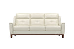 Mayne Leather Sofa - Ivory