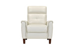 Mayne Leather Recliner - Ivory