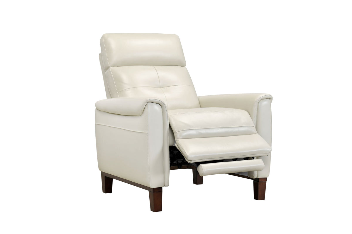 Mayne Leather Recliner - Ivory