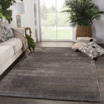Tsakos Area Rug - 5' X 8' - Grey/Blue