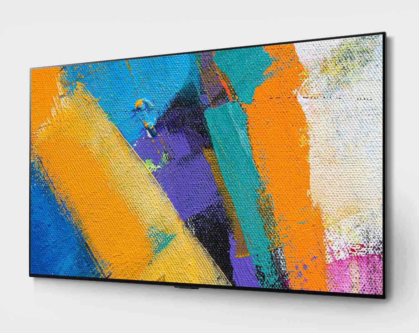 LG 55" GX OLED 4K Gallery Design Smart TV with Thin Q AI and Alpha 9 Gen 3 Intelligent Processor - OLED55GX