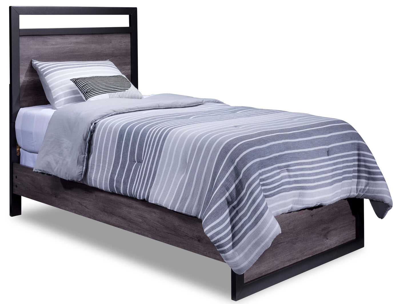 Terra 6-Piece Twin Panel Bedroom Package - Grey