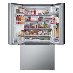 LG 26 cu. ft. Smart Mirror InstaView® Counter-Depth MAX™ Stainless Steel French Door Refrigerator with Four Types of Ice - LRYKC2606S