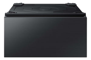 Samsung BESPOKE Piédestal pour laveuse/sécheuse frontale de 27 po acier inoxydable noir WE502NV/US