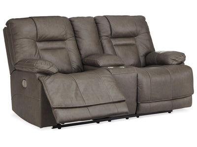 Wurstrow Triple Power Reclining Loveseat with Console