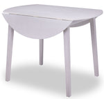 Winter Dining Table with Drop Leaf - Antique White