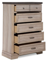 Woodland Chest - Grey, Weathered Beige