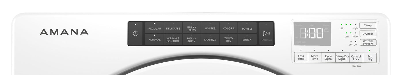 Amana White Electric Dryer (7.4 Cu.Ft.) - YNED5800HW