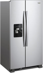 Whirlpool 35.88" 25 Cu. Ft. Stainless Steel Side-by-Side Refrigerator - WRS325SDHZ