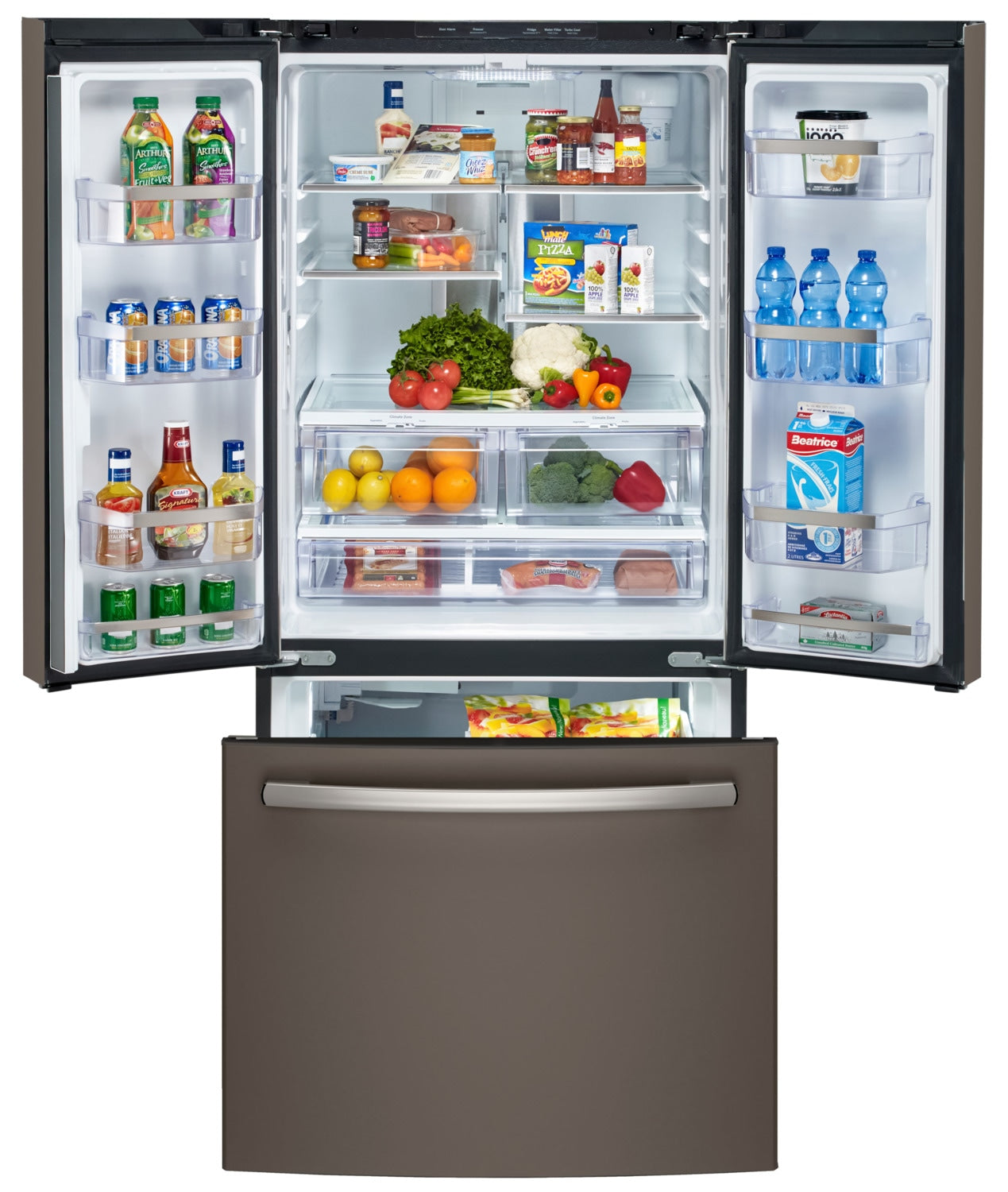 GE Profile Slate French Door Refrigerator (24.8 Cu. Ft.) - PNE25NMLKES