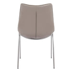 Teglberg Dining Chair - Greyish Brown/Silver - Set of 2
