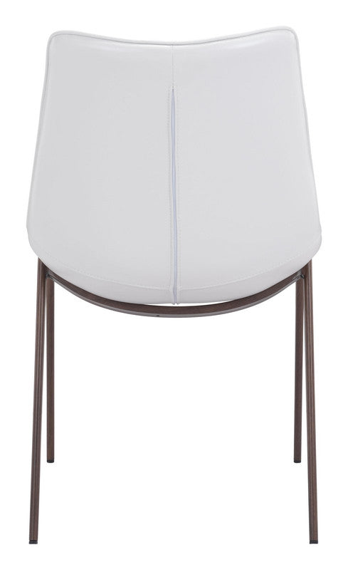 Teglberg Dining Chair - White/Walnut - Set of 2