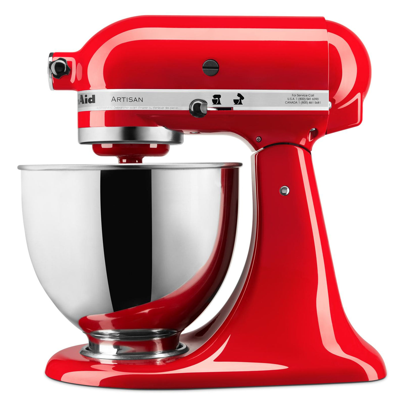 KitchenAid Passion Red Artisan® Series 5 Quart Tilt-Head Stand Mixer - KSM150PSPA