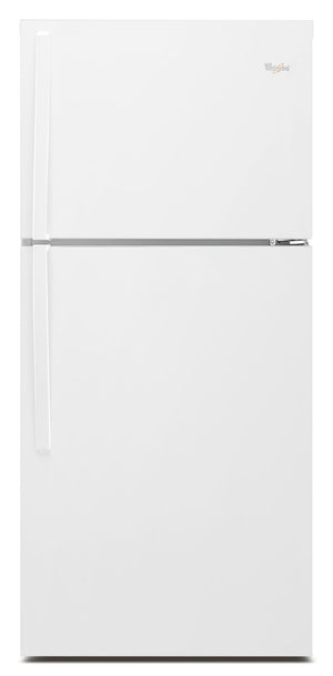 Whirlpool Réfrigérateur 19,2 pi³ avec congélateur en haut blanc WRT519SZDW