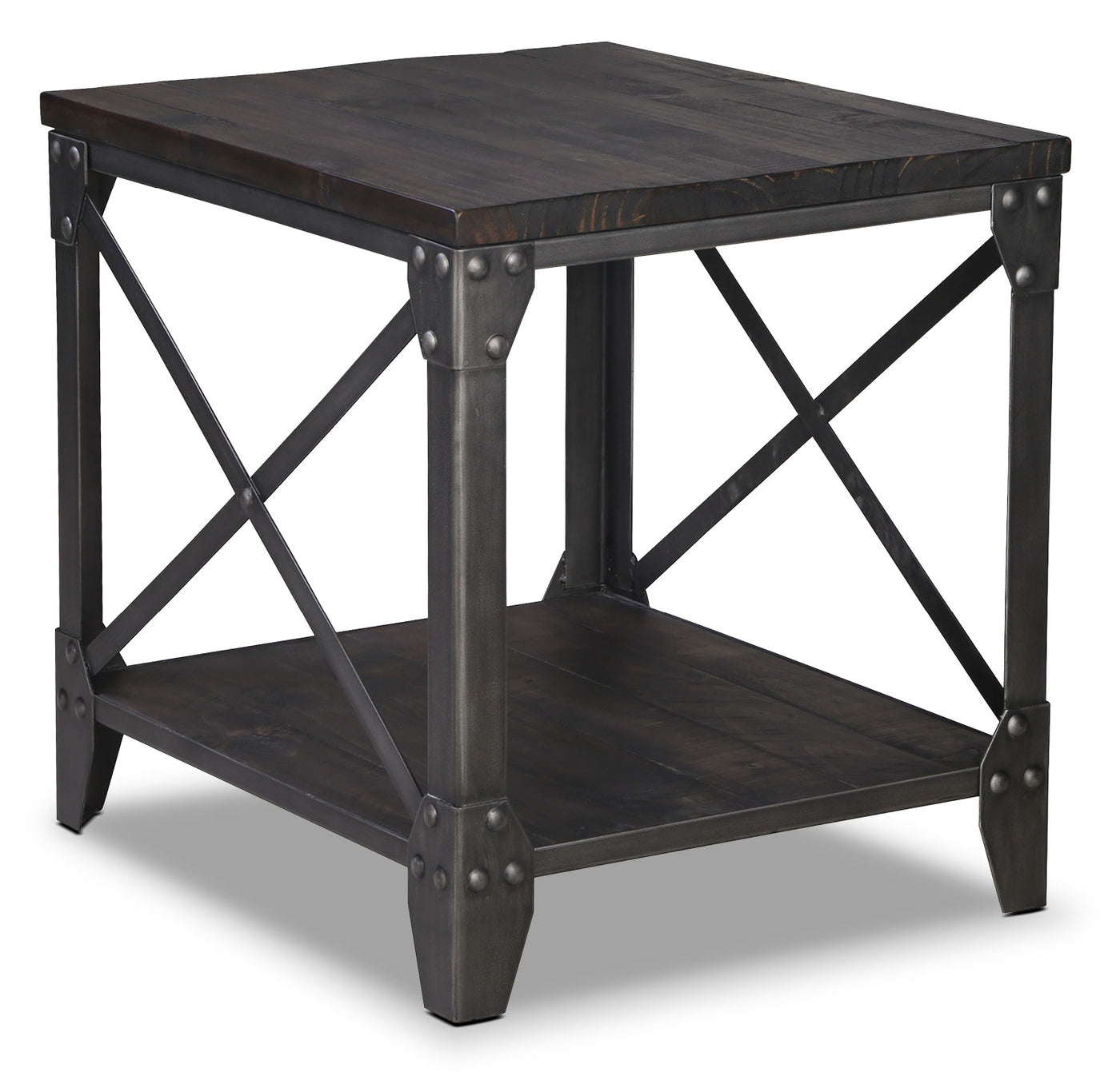 Pinebrook End Table - Grey