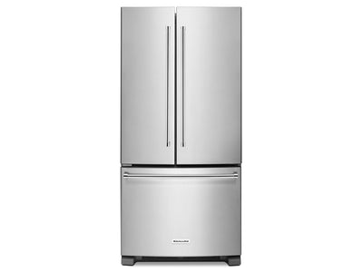 KitchenAid Réfrigérateur 22,1 pi³ porte à 2 battants inox KRFF302ESS