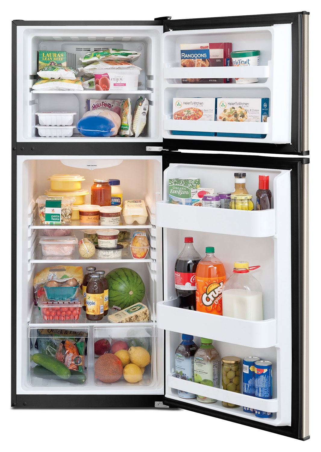 Frigidaire Stainless Steel Top-Freezer Refrigerator (11.5 Cu. Ft.) - FFET1222QS