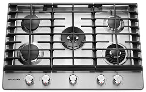 KitchenAid Surface de cuisson au gaz inox KCGS950ESS