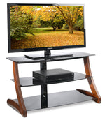 Astrix 50" TV Stand - Black and Brown