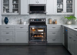 Samsung Black Stainless Steel Freestanding Electric Convection Range (5.9 Cu. Ft.) - NE59J7850WG/AC