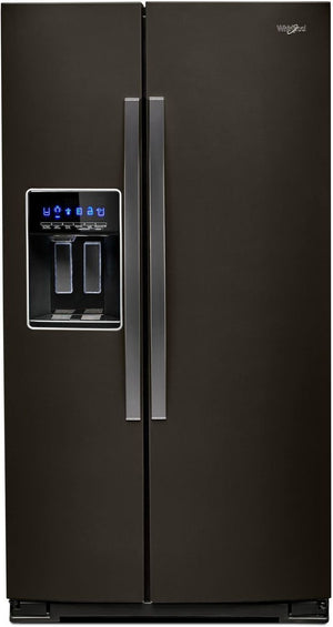 Whirlpool Réfrigérateur 28,5 pi³ côte-à-côte acier inoxydable noir WRS588FIHV