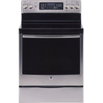 GE Stainless Steel Freestanding Electric True Convection Range (6.2 Cu. Ft.) - PCB905SKSS