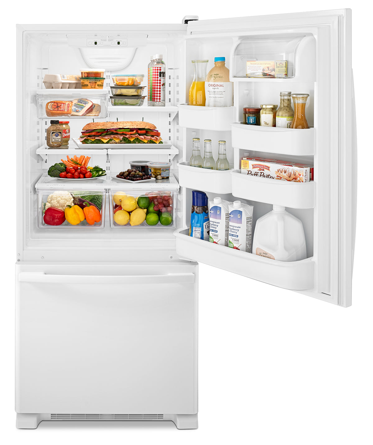 Amana White Bottom-Freezer Refrigerator (18.7 Cu. Ft.) - ABB1924BRW