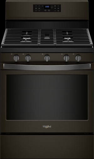 Whirlpool Cuisinière au gaz 5,0 pi³ avec convection inox noir WFG550S0HV