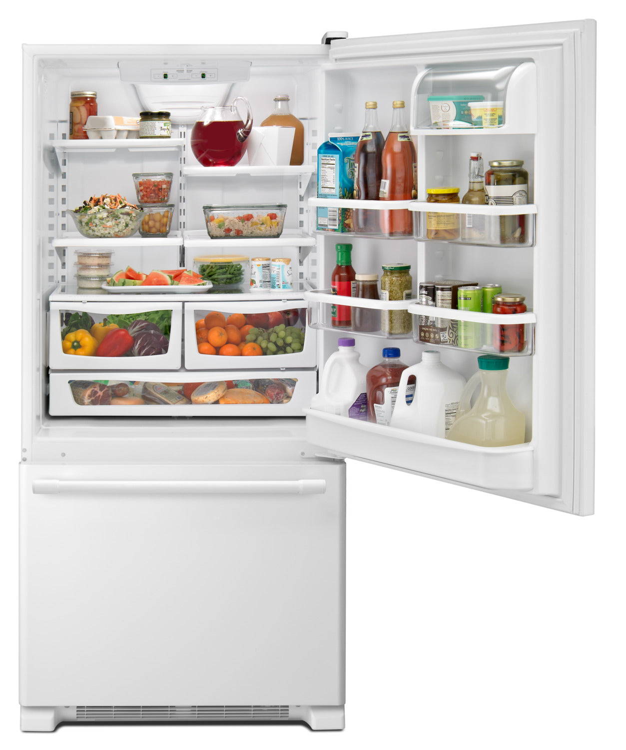 Maytag White Bottom-Freezer Refrigerator (22.1 Cu. Ft.) - MBF2258FEW