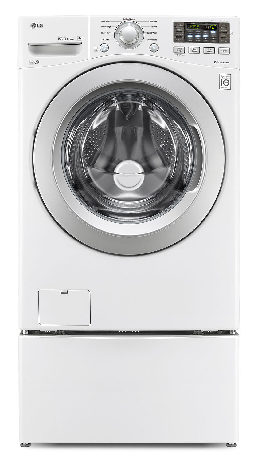 LG Appliances White Front-Load Washer (5.2 Cu. Ft. IEC) - 	WM3270CW
