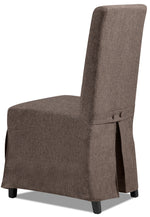 Glambrey Slip Chair w/ 2 Covers - Denim and Slate