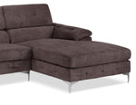 Aidhan 2-Piece Sectional with Right-Facing Chaise - Chocolate