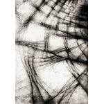 Abyss 7' x 10' Area Rug - Black and White