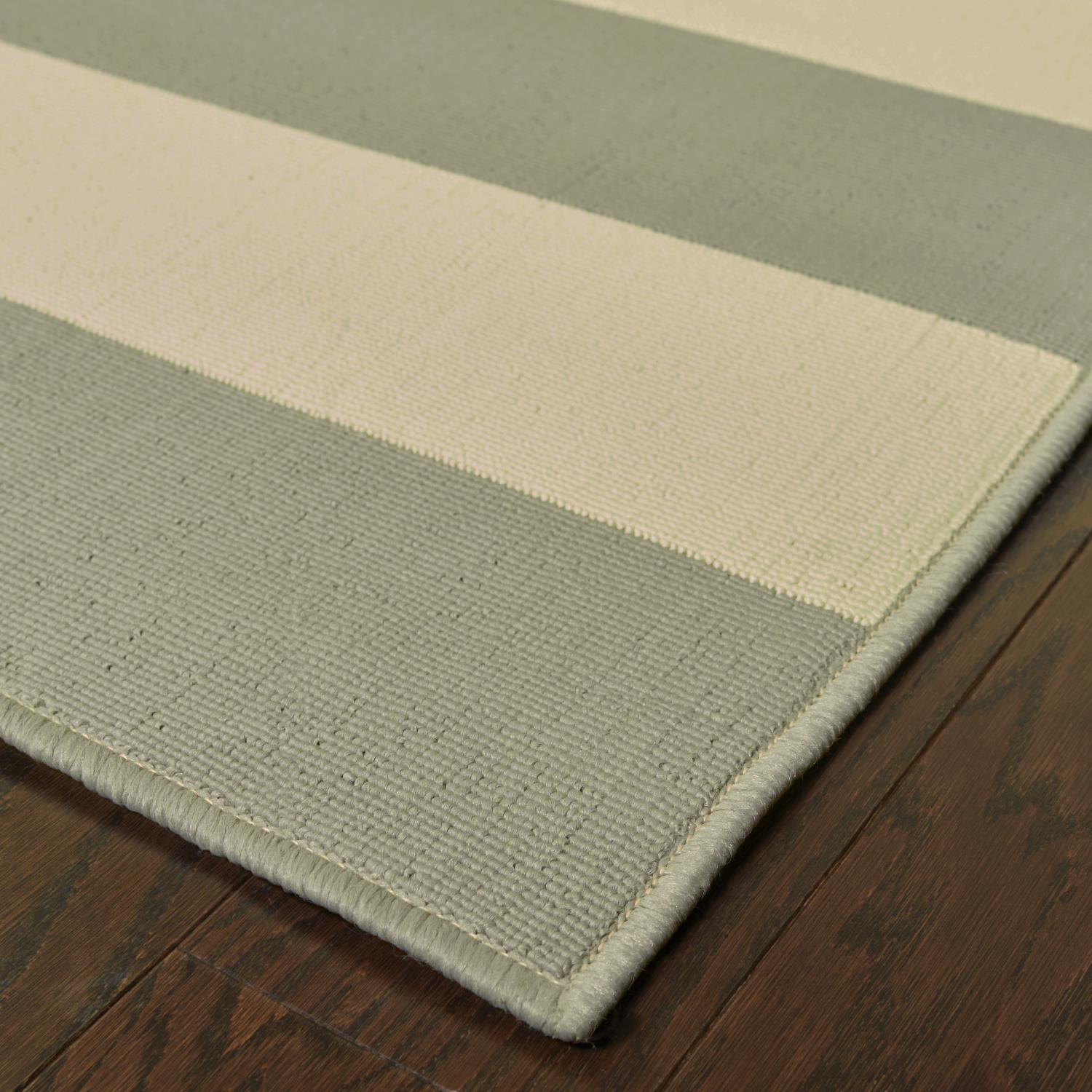 Calypso W4768HL Striped Indoor/Outdoor Area Rug (3'7"X5'6")
