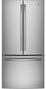 GE Stainless Steel Counter-Depth French Door Refrigerator (18.6 Cu. Ft.) - GWE19JSLSS