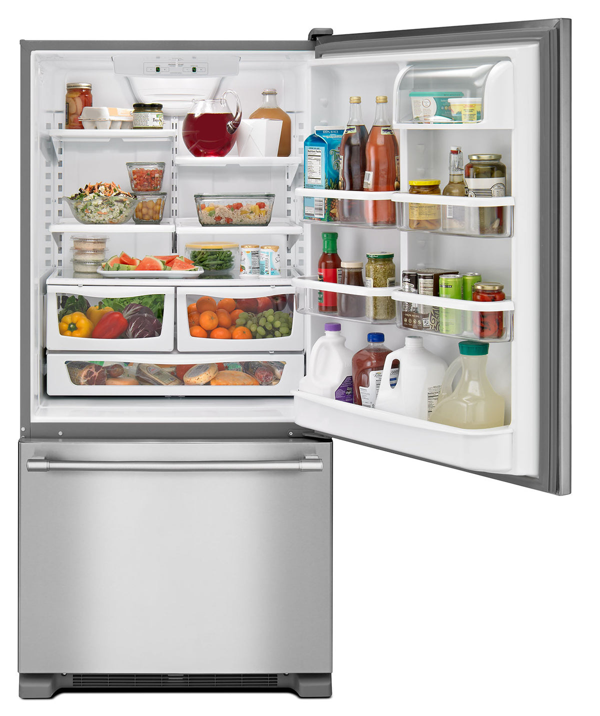 Maytag Stainless Steel Bottom-Freezer Refrigerator (22 Cu. Ft.) - MBF2258FEZ