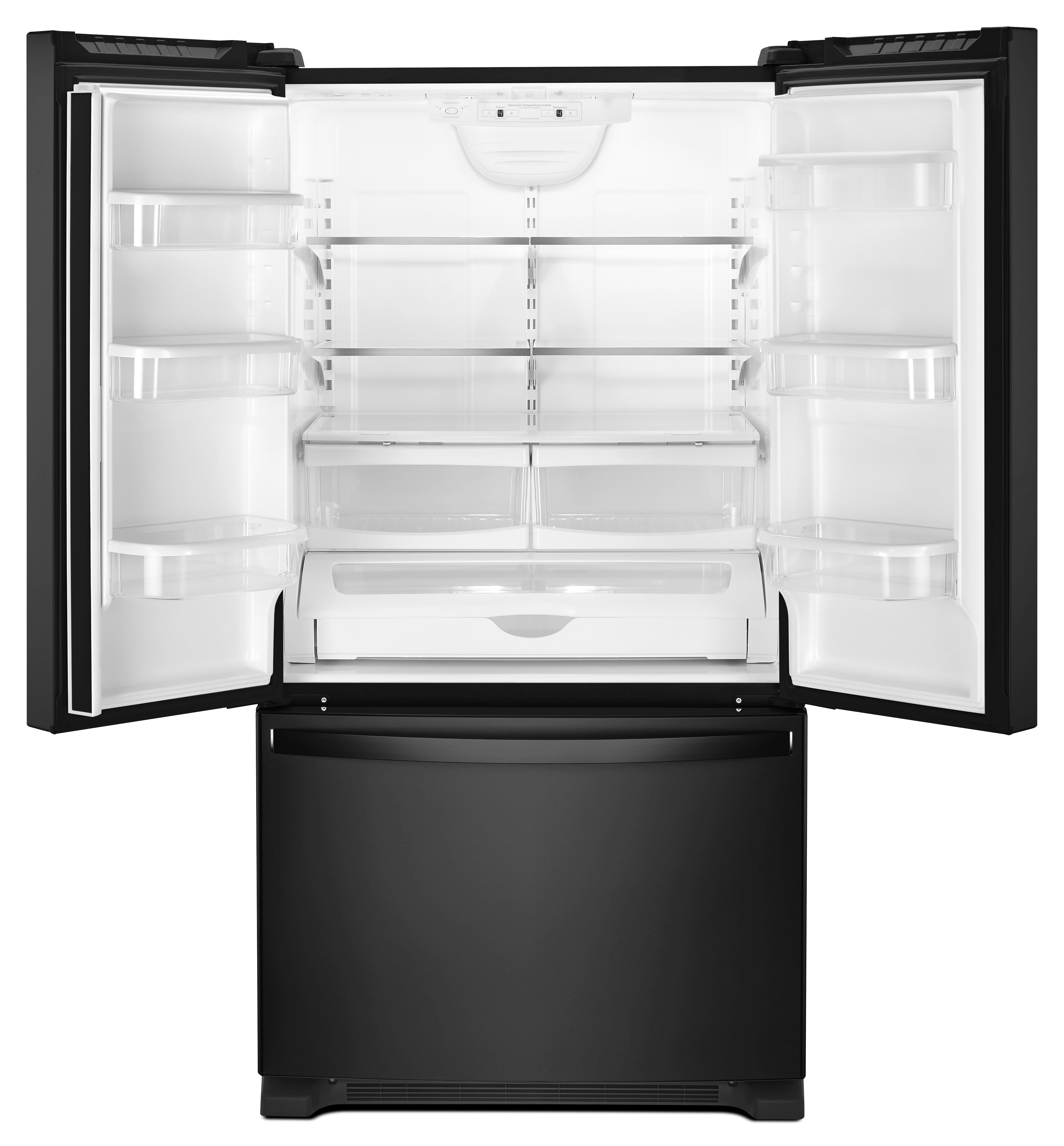 Whirlpool Black Stainless Steel French Door Refrigerator (22 Cu. Ft.) - WRF532SMHV