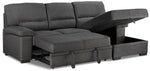 Tessaro Pop-Up Sofa Bed - Charcoal