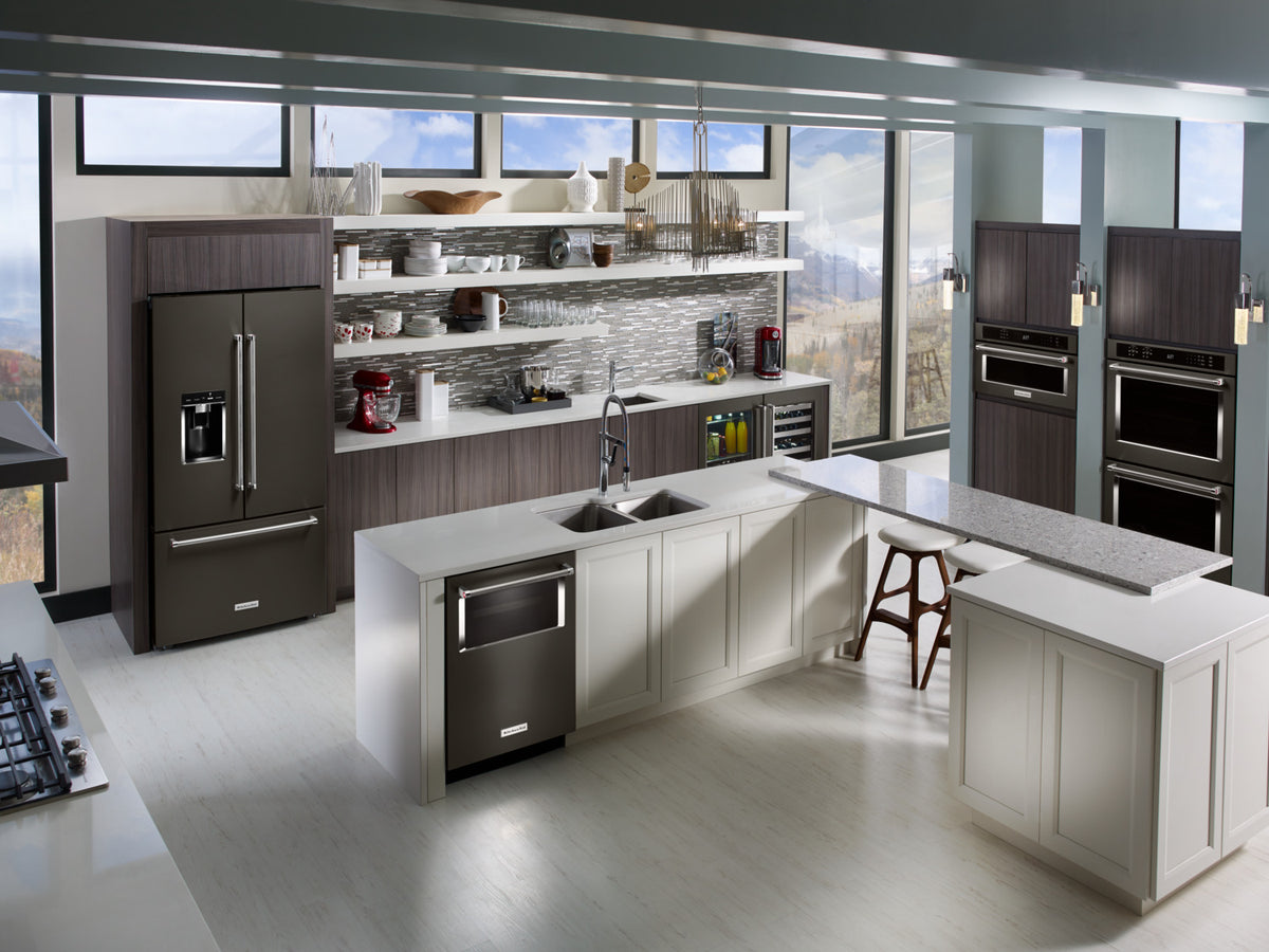 KitchenAid Black Stainless Steel Beverage Centre (4.8 Cu. Ft.) - KUBR304EBS