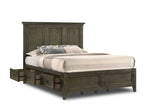 San Mateo 6-Piece King Storage Bedroom Package - Pewter