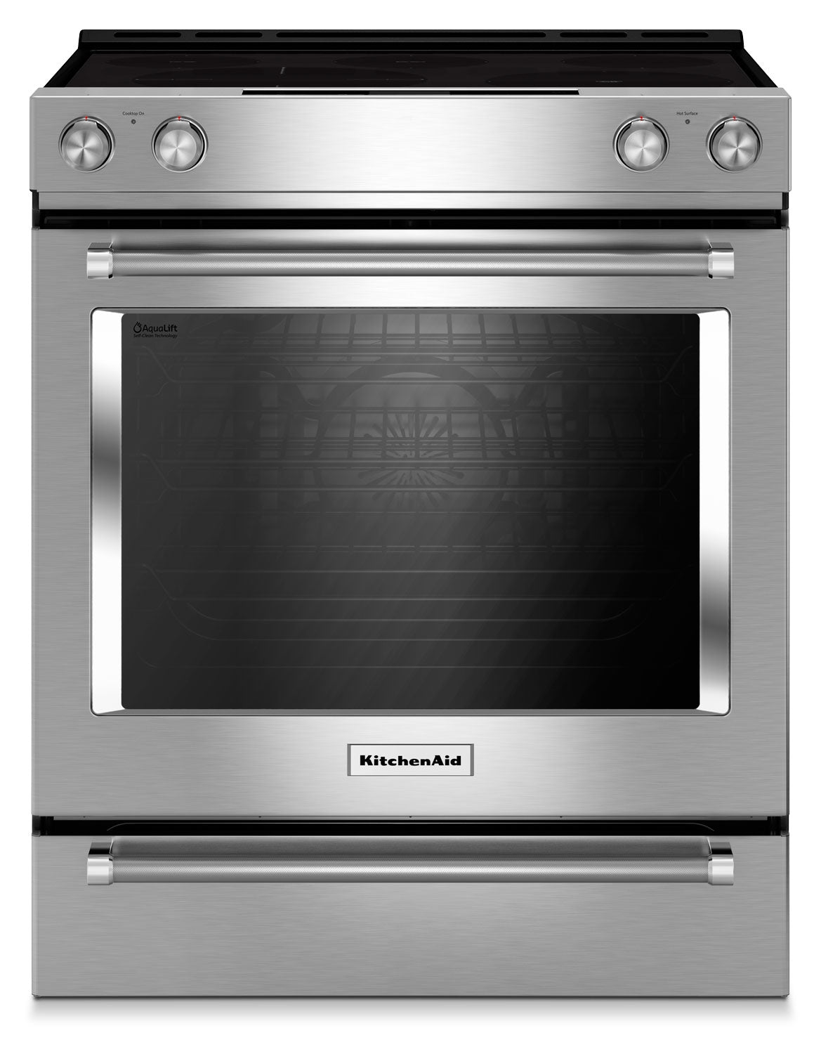 KitchenAid Stainless Steel Slide-In Electric Convection Range (7.1 Cu. Ft.) - YKSEB900ESS