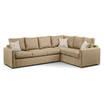 Athina 2-Piece Sectional with Left-Facing Queen Sofa Bed - Mushroom