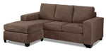 Fava Chaise Sofa - Light Brown