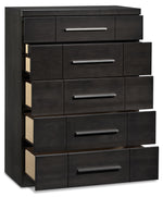 Seville 6-Drawer Chest - Charcoal
