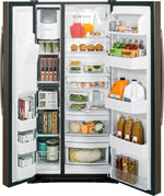 GE Slate Side-by-Side Refrigerator (22.5 Cu. Ft.) - GSS23HMHES