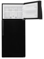 Whirlpool 28" 14.3 Cu. Ft. Black Top-Freezer Refrigerator - WRT314TFDB