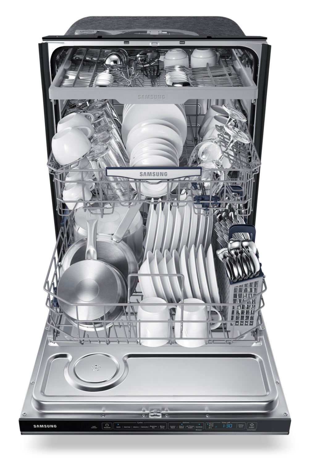 Samsung Black Stainless Steel 24" Dishwasher -	DW80K7050UG/AC