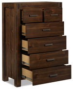 Birmingham 6 Drawer Chest - Dark Oak
