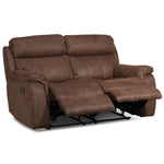 Morrow Reclining Loveseat - Saddle Brown